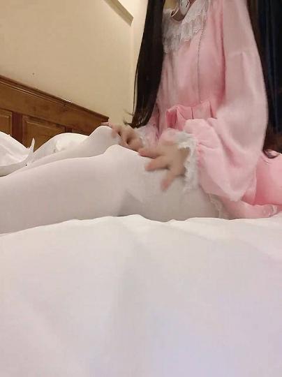 蔡小熊七七小野樱双马尾小萝莉尤物白虎白丝Lolita蔡小熊14