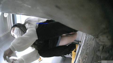 八月最新国内厕拍大神潜入师范大学附近公共厕所偷拍青春靓丽学妹第六期0057-白色针织衫白口罩