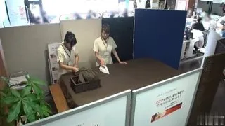 SOD女子社員 福利厚生社内レズエステ