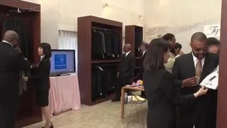 スーツ姿の女性従業員のフェラごっくんが人気のお店 紳士服のふぇらやま ニューヨーク支店 Vol