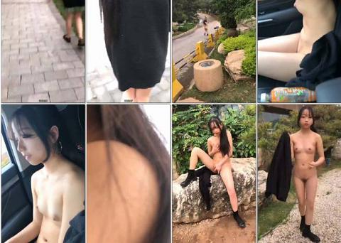 B站网红浆果儿车内全裸搭讪路人问路四处公衆场所大胆露出园林，景区给摄影师吹箫啪啪